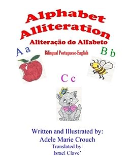 Livro Alphabet Alliteration Bilingual Portuguese-English