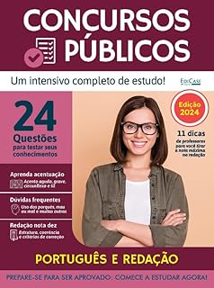 Livro Apostilas Concursos Públicos Ed. 01 - Português e Redação 2024