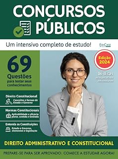 Livro Apostilas Concursos Públicos Ed. 02 - Direito Administrativo e Constitucional 2024