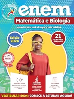 Livro Apostilas Enem Ed. 02 - Matemática e Biologia: Edição atualizada 2024