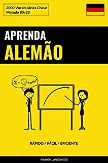 Livro Aprenda Alemão - Rápido / Fácil / Eficiente: 2000 Vocabulários Chave