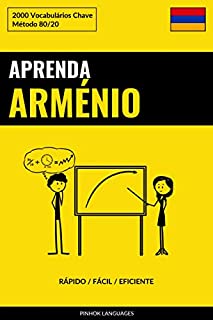 Livro Aprenda Arménio - Rápido / Fácil / Eficiente: 2000 Vocabulários Chave