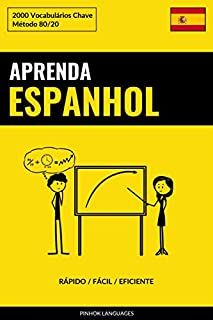 Livro Aprenda Espanhol - Rápido / Fácil / Eficiente: 2000 Vocabulários Chave