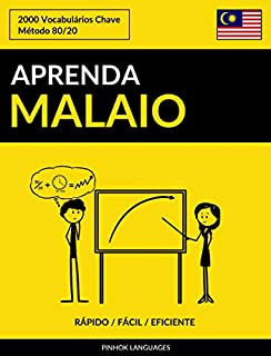 Livro Aprenda Malaio - Rápido / Fácil / Eficiente: 2000 Vocabulários Chave