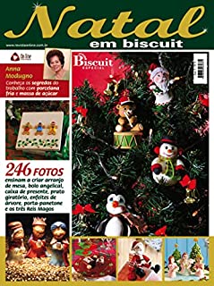 Livro Arte em Biscuit Especial Edição 05: 246 Fotos que iram ensinar arranjos de mesa, bolo angelical, caixa de presente e enfeite de árvores.