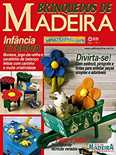 Livro Arte em Madeira Especial Edição 01: DIVIRTA-SE! Com estêncil, pirógrafo e tintas para enfeitar peças simples e adoráveis.