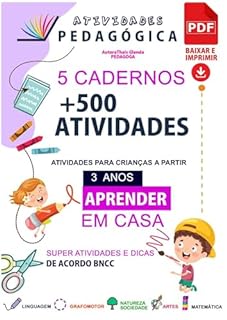 Livro Atividades Infantil 3 para Imprimir (3 anos): Atividades Pedagógica Infantil 3 em PDF (Atividades da Educação Infantil)