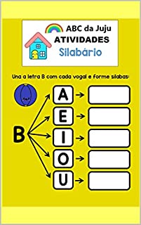 Livro Atividades Montando as Sílabas e as Vogais: ABC da JUJU para Imprimir e Brincar