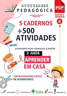 Livro Atividades Pedagógica para Imprimir Ed. Infantil (2 aos 6 anos): Atividades infantis (Atividades da Educação Infantil Livro 1)