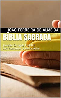 Livro Bíblia Sagrada: Almeida Corrigida Fiel ACF Com Subtítulos e Índice Ativo