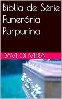 Livro Bíblia de Série Funerária Purpurina