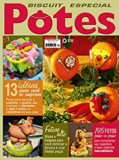 Livro Biscuit Potes Edição 17: 195 fotos, passo a passo.