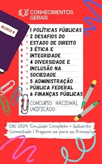 Livro CNU 2024: Simulado Completo + Gabarito Comentado | Prepare-se para as Provas!: políticas públicas, desafios do estado de direito, ética e integridade, ... PÚBLICO NACIONAL UNIFICADO CNU CPNU)