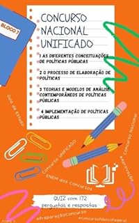 Livro Concurso Nacional Unificado - AS DIFERENTES CONCEITUAÇÕES DE POLÍTICAS PÚBLICAS (PP) + O PROCESSO DE ELABORAÇÃO DE PP: + TEORIAS E MODELOS DE ANÁLISE DE ... E ADMINISTRAÇÃO PÚBLICA Livro 16)