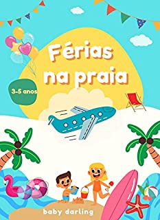 Livro Férias na praia: livros em portugues infantil (Pequenos animais marinhos)