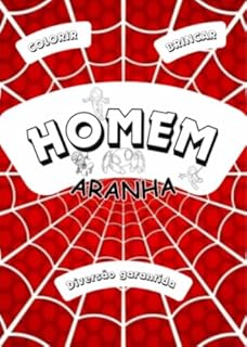 Livro Homem aranha - colorir - brincar