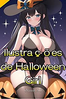 Livro Ilustrações de Halloween Girl (Novel AI)