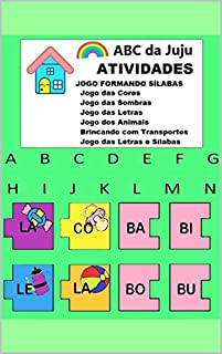 Livro Jogos Educativos Alfabetização: Montando palavras, Jogo Cores, Letras, Animais e Sílabas