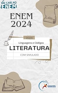 Livro Literatura: ENEM 2024 (conteúdo completo ENEM 2024 com simulado comentado Livro 3)