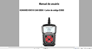 Livro Manual Em Português Do Scanner Konnwei Kw-310: manual em português