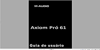 Livro Manual Em Português Do Teclado M-audio Axiom Pro 61