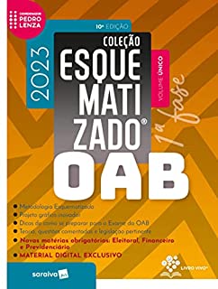 Livro Oab Esquematizado - 1ª Fase - Volume Único - 10ª edição 2023