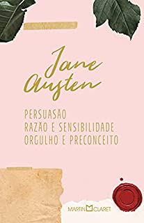 Livro Persuasão; Razão e sensibilidade; Orgulho e preconceito