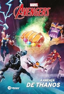 Livro Pop capa dura Vingadores: A ameaça de Thanos