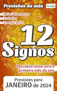 Livro Previsões do Mês Ed. 67 - Previsões dos Signos - 12 Signos - Janeiro de 2024 (EdiCase Digital)