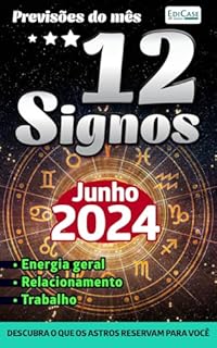 Livro Previsões do Mês Ed. 72 - Previsões dos Signos - 12 Signos - Junho de 2024