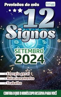 Livro Previsões do Mês Ed. 75 - 12 Signos - Setembro de 2024