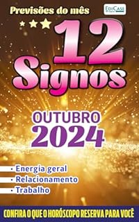 Livro Previsões do Mês Ed. 76 - 12 Signos - Outubro de 2024