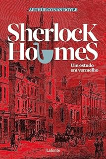 Livro Sherlock Holmes Um estudo em Vermelho