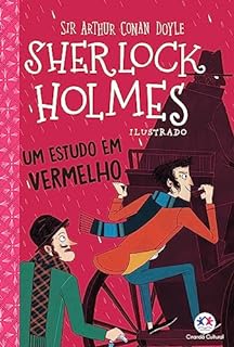 Livro Sherlock Holmes ilustrado - Um estudo em vermelho