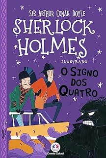 Livro Sherlock Holmes ilustrado - O signo dos quatro