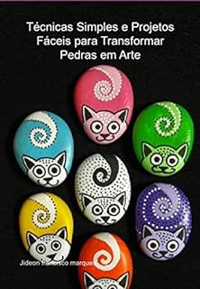 Livro Técnicas Simples E Projetos Fáceis Para Transformar Pedras Em Arte