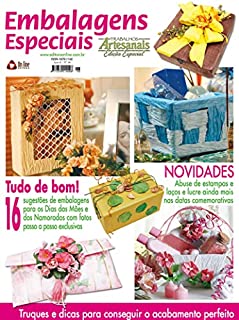 Livro Trabalhos Artesanais Especial Edição 46: 16 sugestões de embalagens para os dias das mães e namorados!